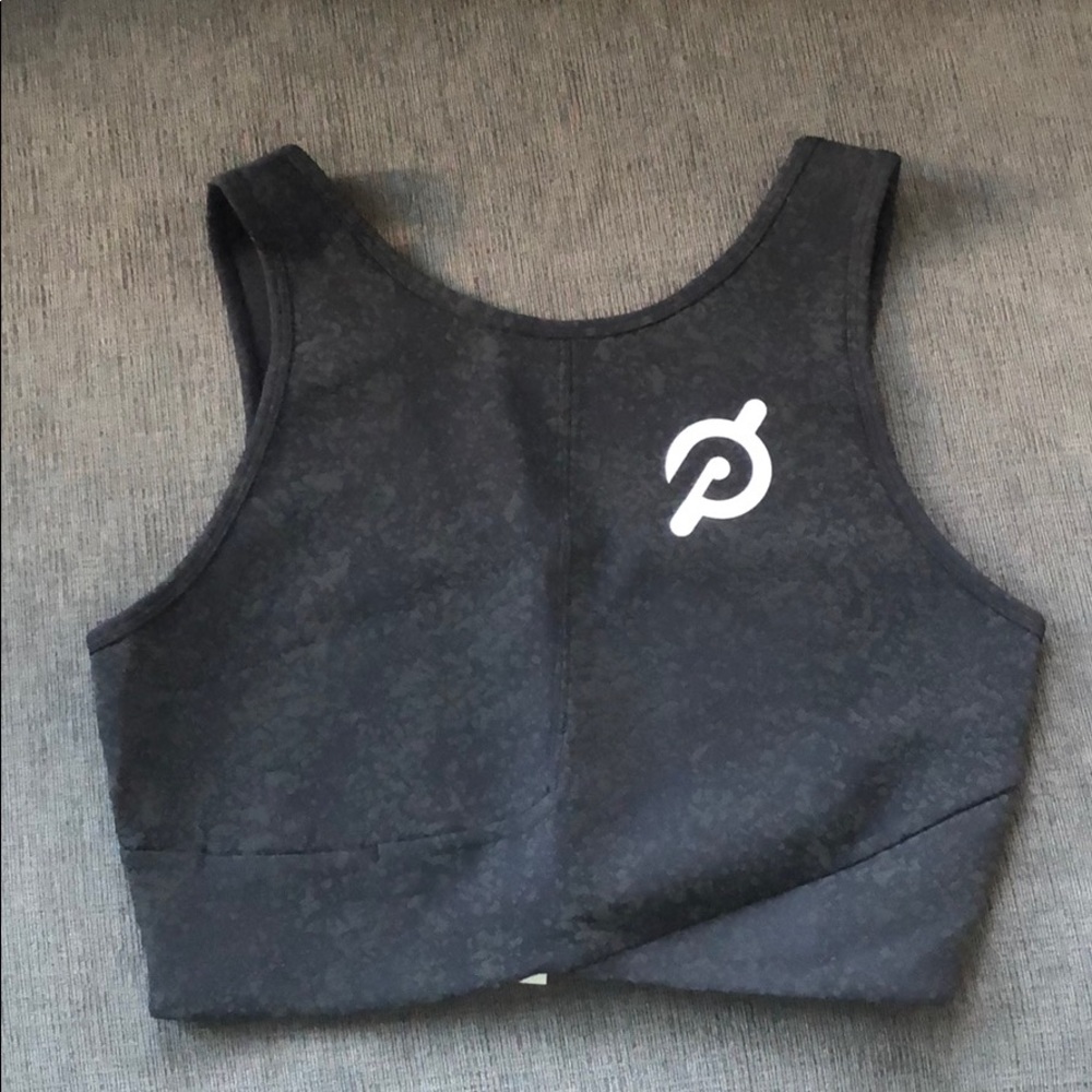 Peloton Lululemon energetic edge reflective crop
